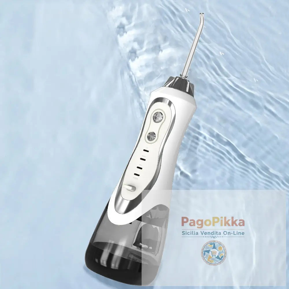 Idropulsore orale portatile ad alta frequenza per pulizia dentale idropulsore elettrico manuale per uso domestico