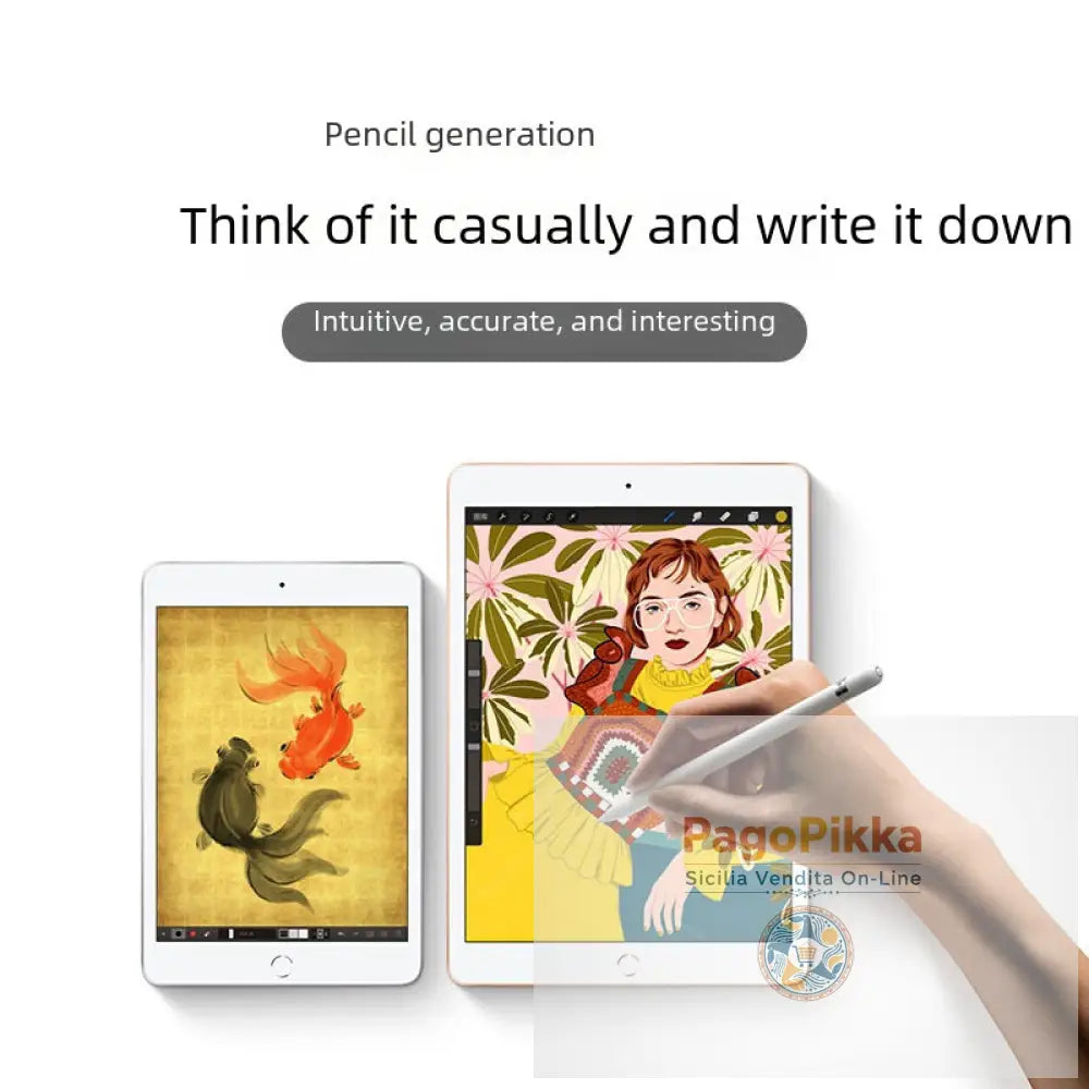 IPad stylus suitable for flat replacement Apple Pencil first and second generation drawing capacitive pens