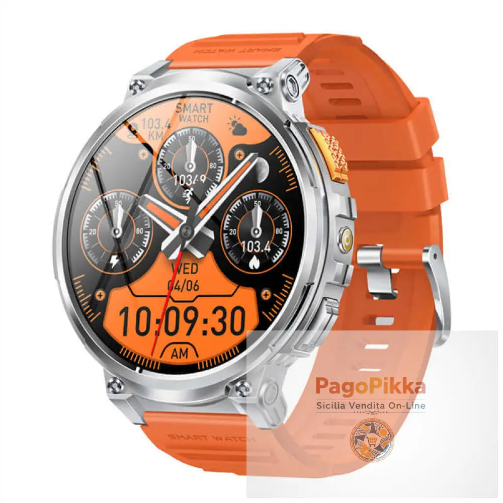 K66 Outdoor Sports with Flashlight Smart Watch for Men