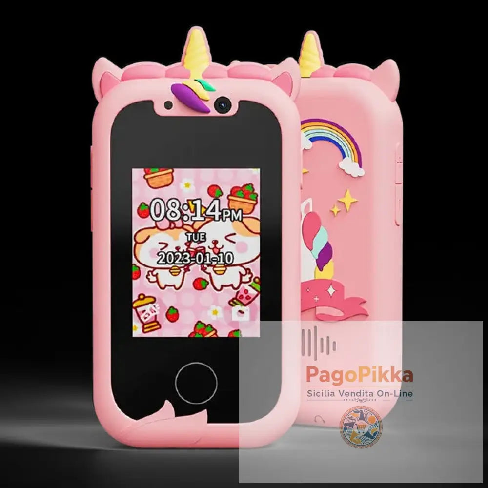 Kids Smart Phone Camera Toys Touchscreen Learning Toy for 3-12 Year Old Boys Girls Phone MP3 Player Christmas Birthday