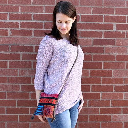 kleine ethnische Umhängetaschen Peace - kleine ethnische Umhängetaschen