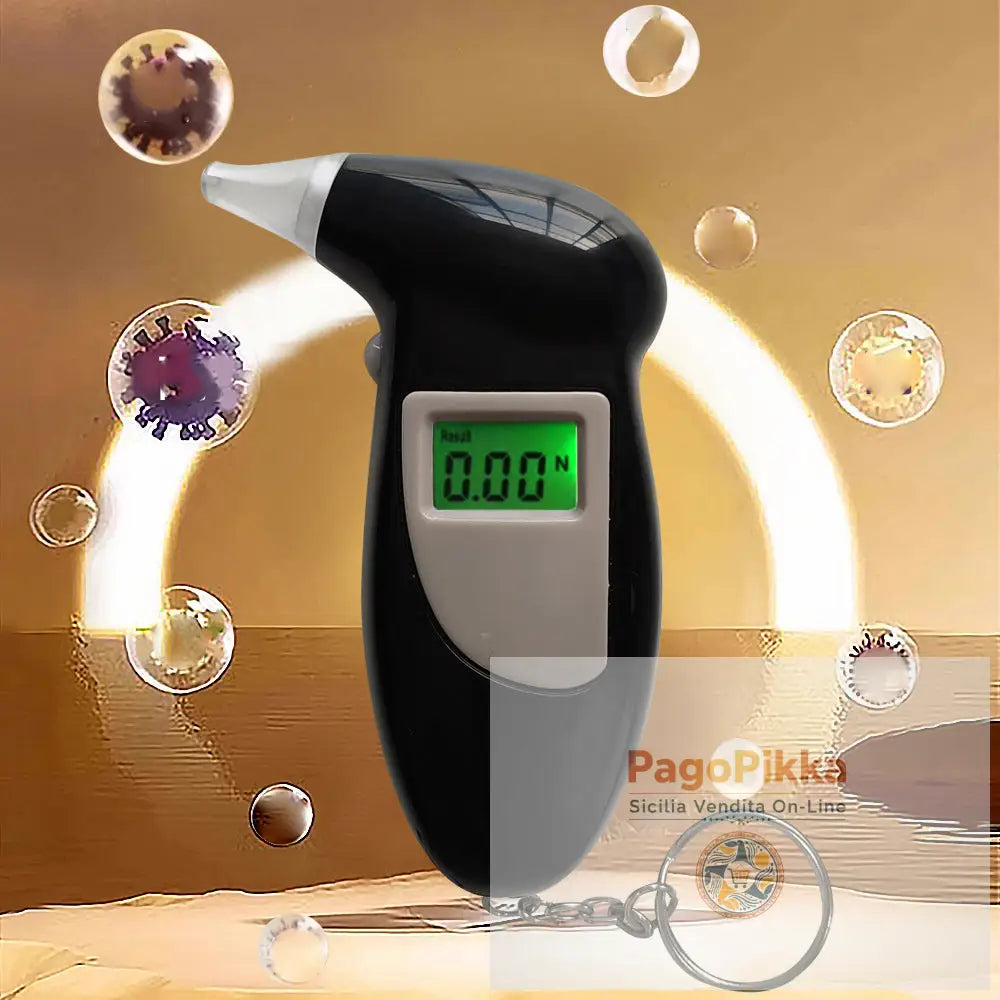 KT-68AS Display retroilluminazione a tre colori Display LCD digitale Respirazione bruciagrassi Tester di acetone