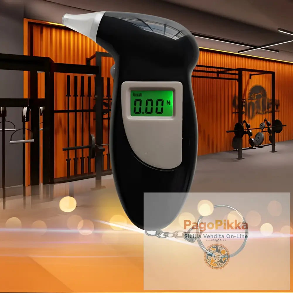 KT-68AS Display retroilluminazione a tre colori Display LCD digitale Respirazione bruciagrassi Tester di acetone