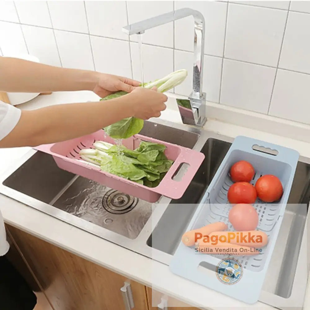 Lavandino cucina scolapiatti scolapi portaasciugatrici portalavabi organizzatore del cesto verdure da cucina cestello
