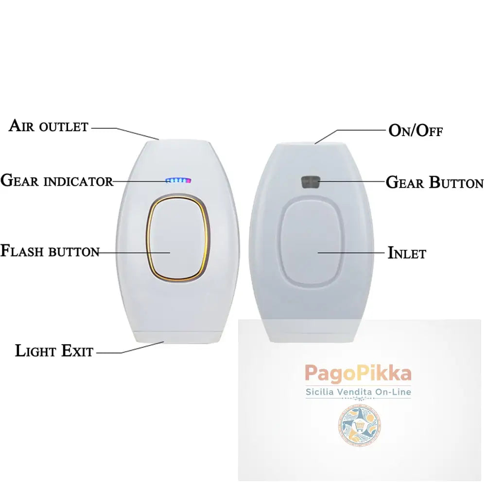 Macchina depilatrice portatile per la depilazione dei peli per tutto il corpo Apparecchio indolore per la cura personale