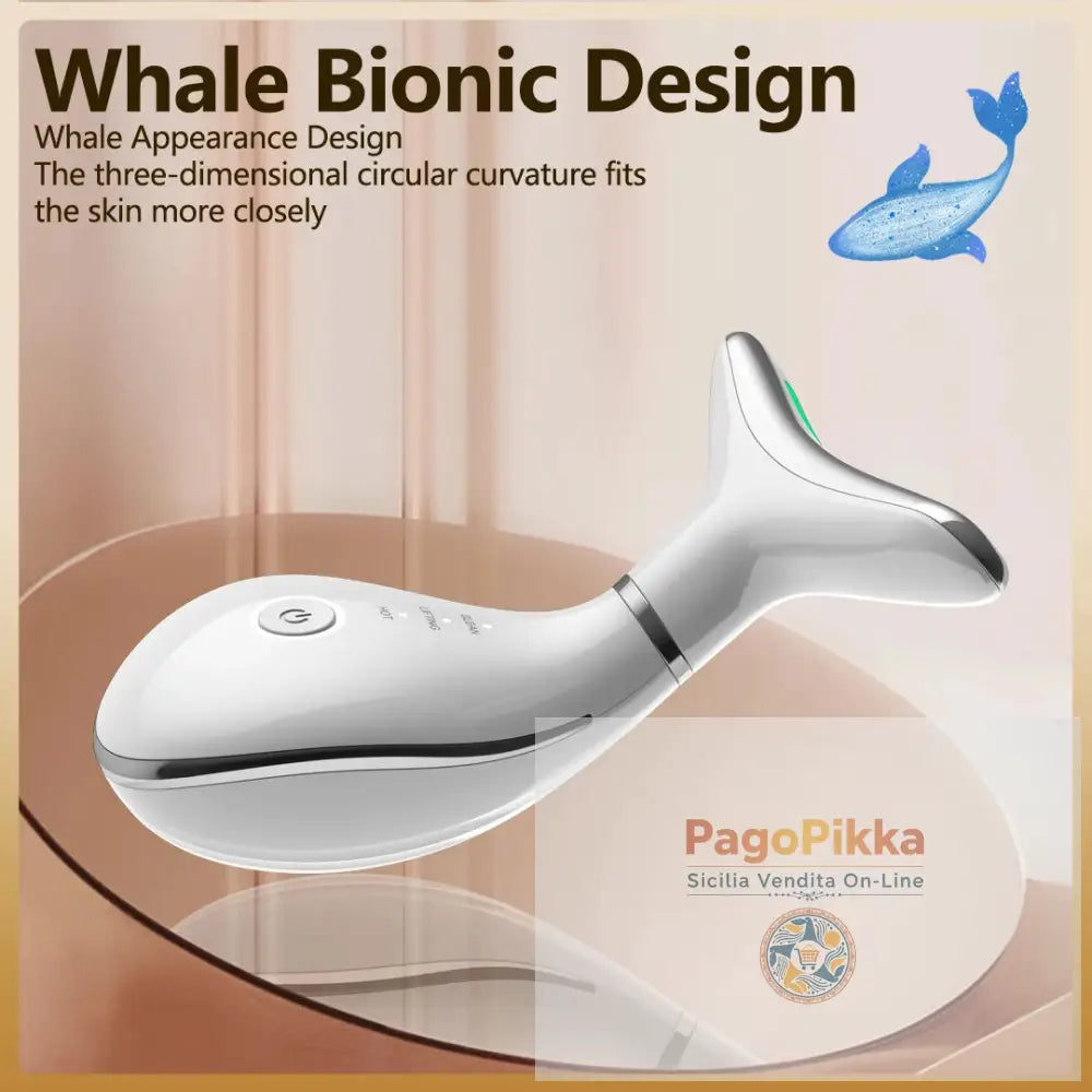 Macchina EMS per il lifting del collo e del viso Massaggiatore per il rassasiamento della pelle a 3 colori LED Photon