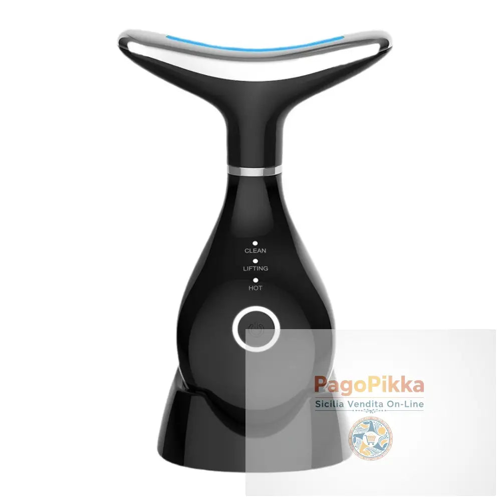 Macchina EMS per il lifting del collo e del viso Massaggiatore per il rassasiamento della pelle a 3 colori LED Photon