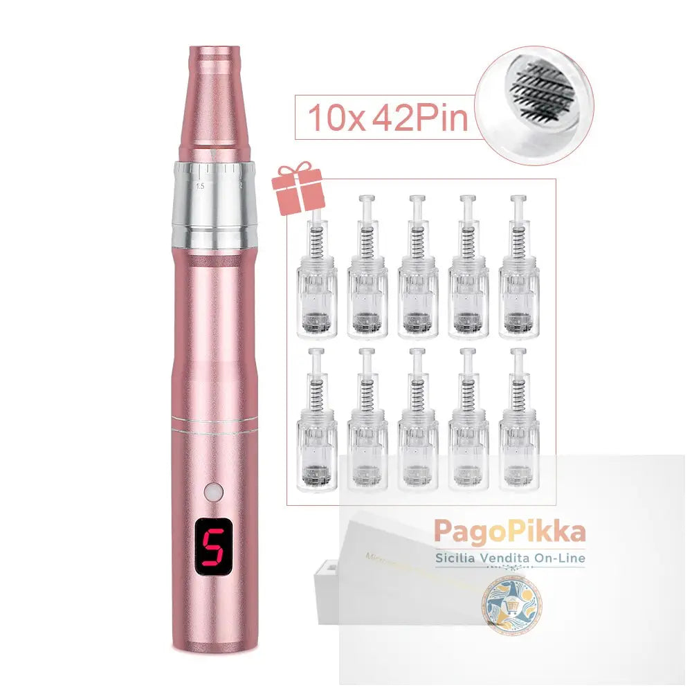 Macchina professionale per penna a microaghi con cartuccia Penna a microaghi wireless per Derma MTS Pen Macchina