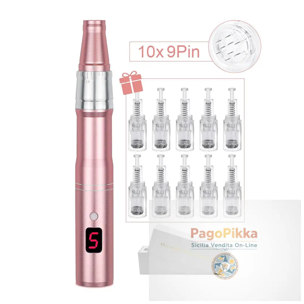 Macchina professionale per penna a microaghi con cartuccia Penna a microaghi wireless per Derma MTS Pen Macchina