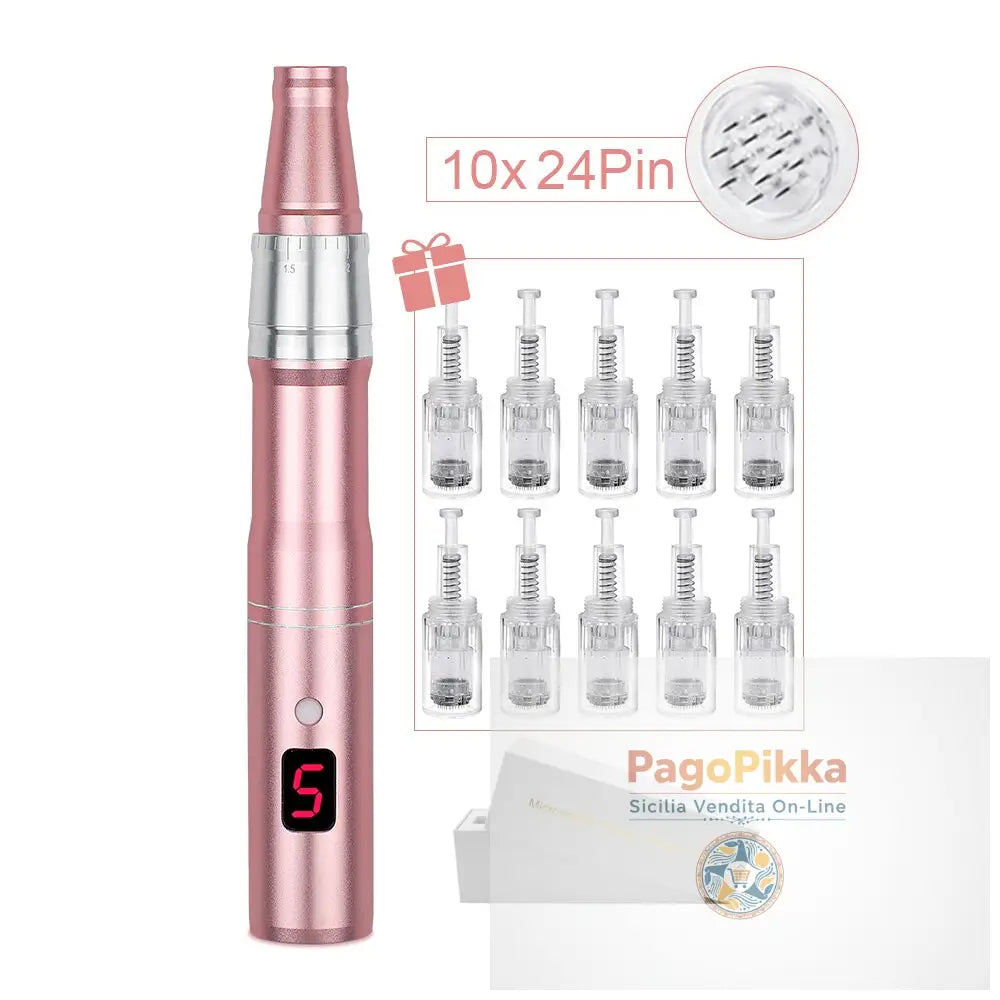 Macchina professionale per penna a microaghi con cartuccia Penna a microaghi wireless per Derma MTS Pen Macchina