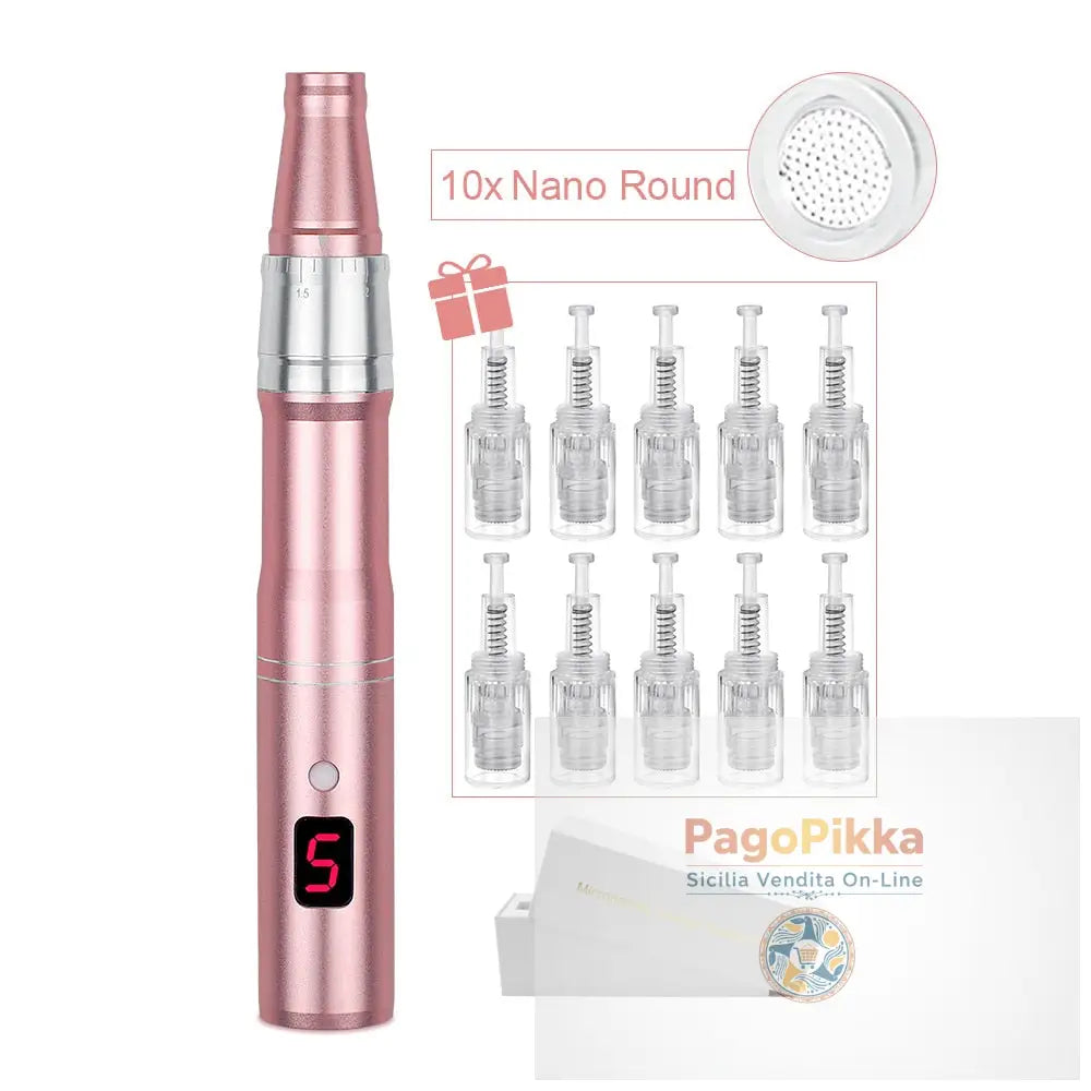 Macchina professionale per penna a microaghi con cartuccia Penna a microaghi wireless per Derma MTS Pen Macchina