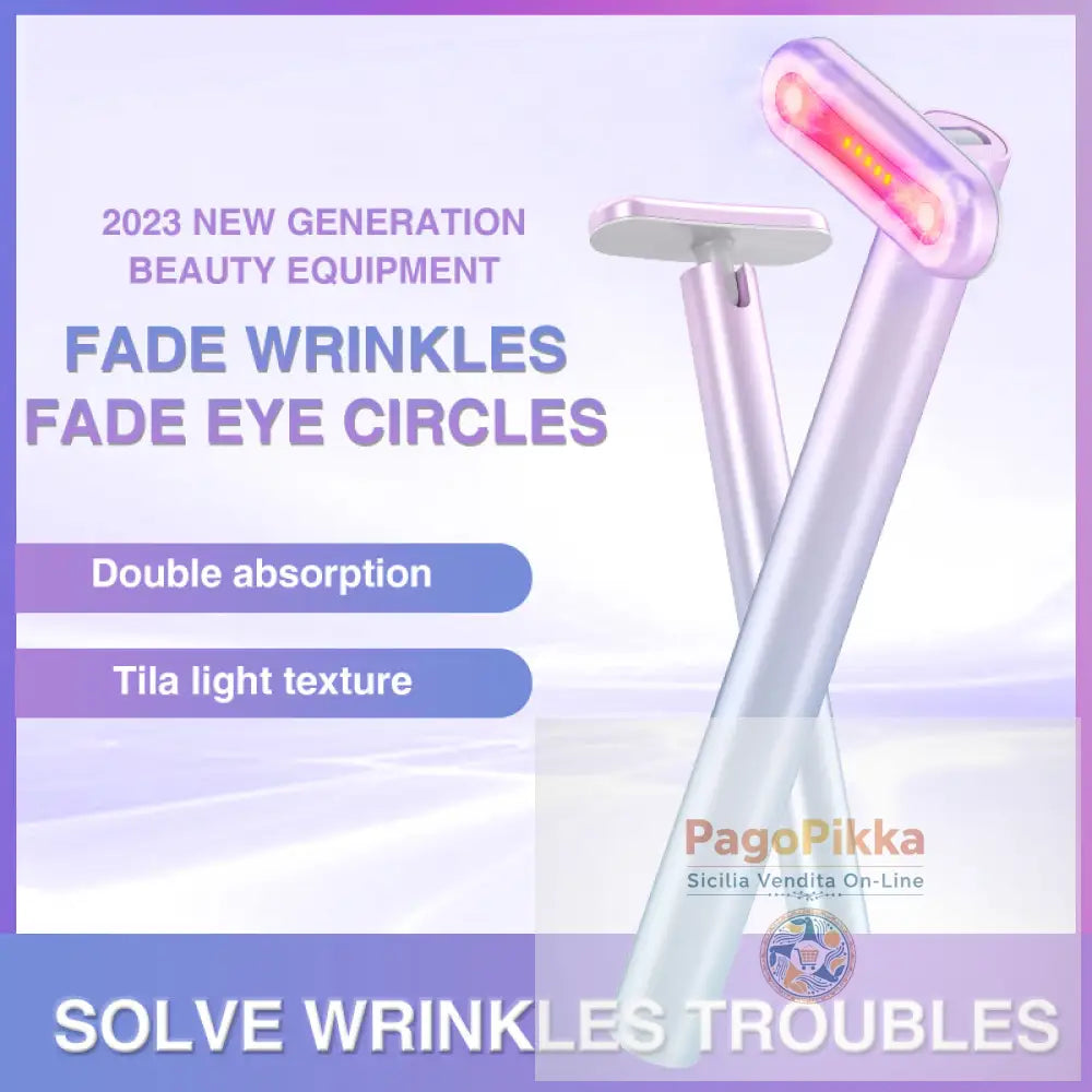 Massaggiatore elettronico oculare ricaricabile portatile con microcorrente sollevare in sicurezza le borse