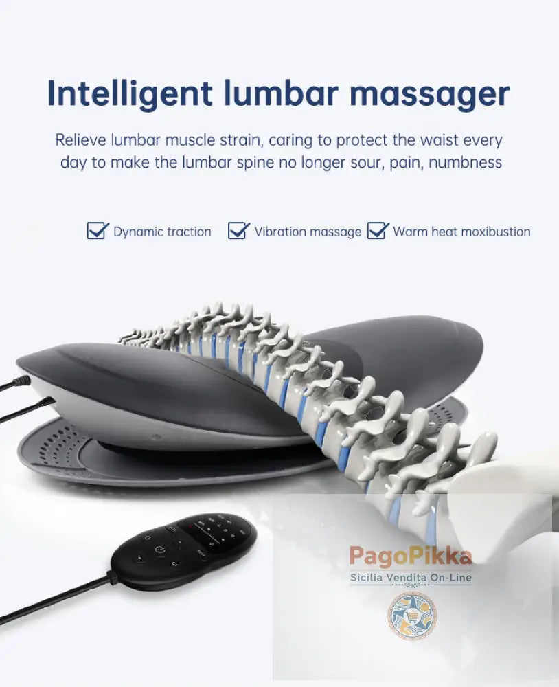 Massaggiatore in vita Trazione lombare Compressa calda gonfiabile Stretcher cervicale Massaggio della pressione