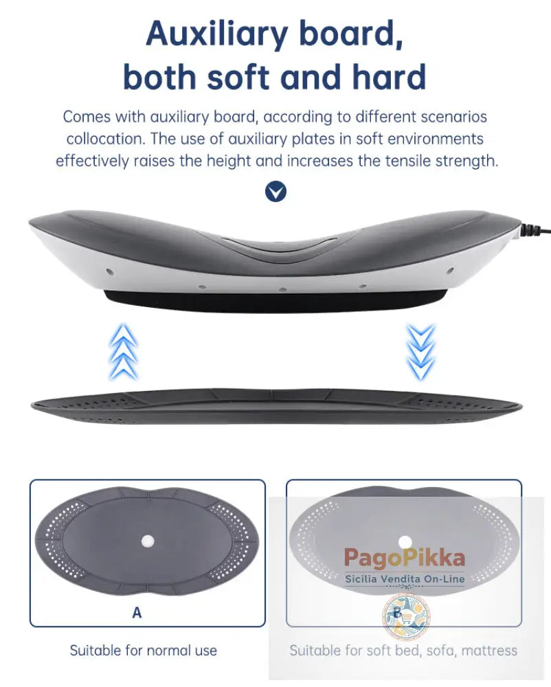 Massaggiatore in vita Trazione lombare Compressa calda gonfiabile Stretcher cervicale Massaggio della pressione