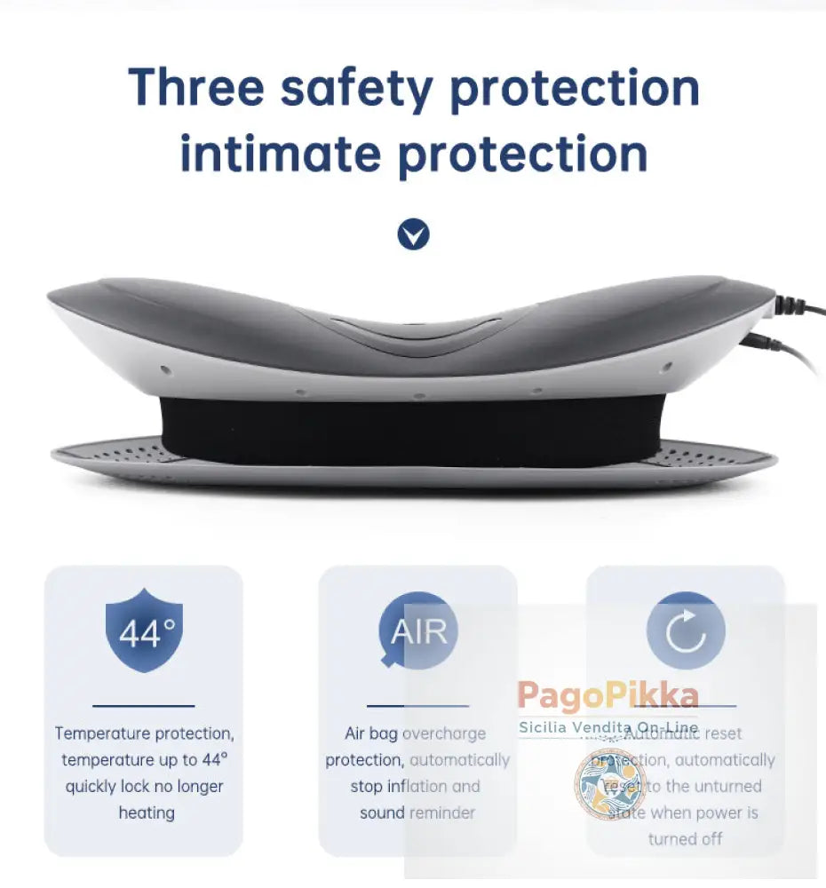 Massaggiatore in vita Trazione lombare Compressa calda gonfiabile Stretcher cervicale Massaggio della pressione