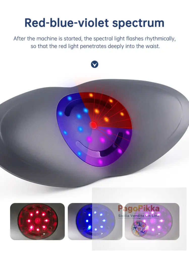 Massaggiatore in vita Trazione lombare Compressa calda gonfiabile Stretcher cervicale Massaggio della pressione