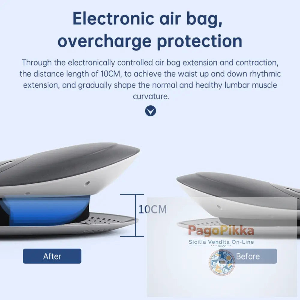 Massaggiatore in vita Trazione lombare Compressa calda gonfiabile Stretcher cervicale Massaggio della pressione