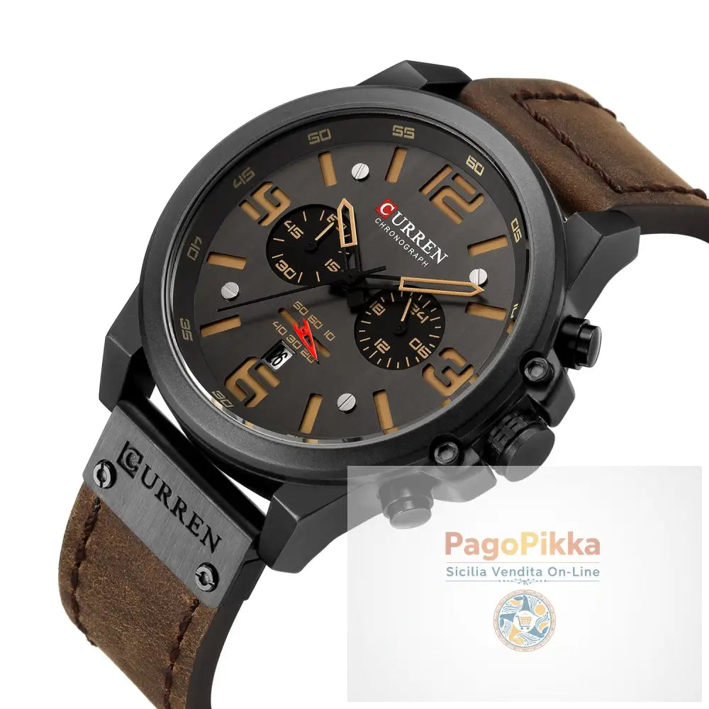 Men’s Watch Sports Six Pin Quartz Watch Calendar Men’s Watch Waterproof Belt Watch