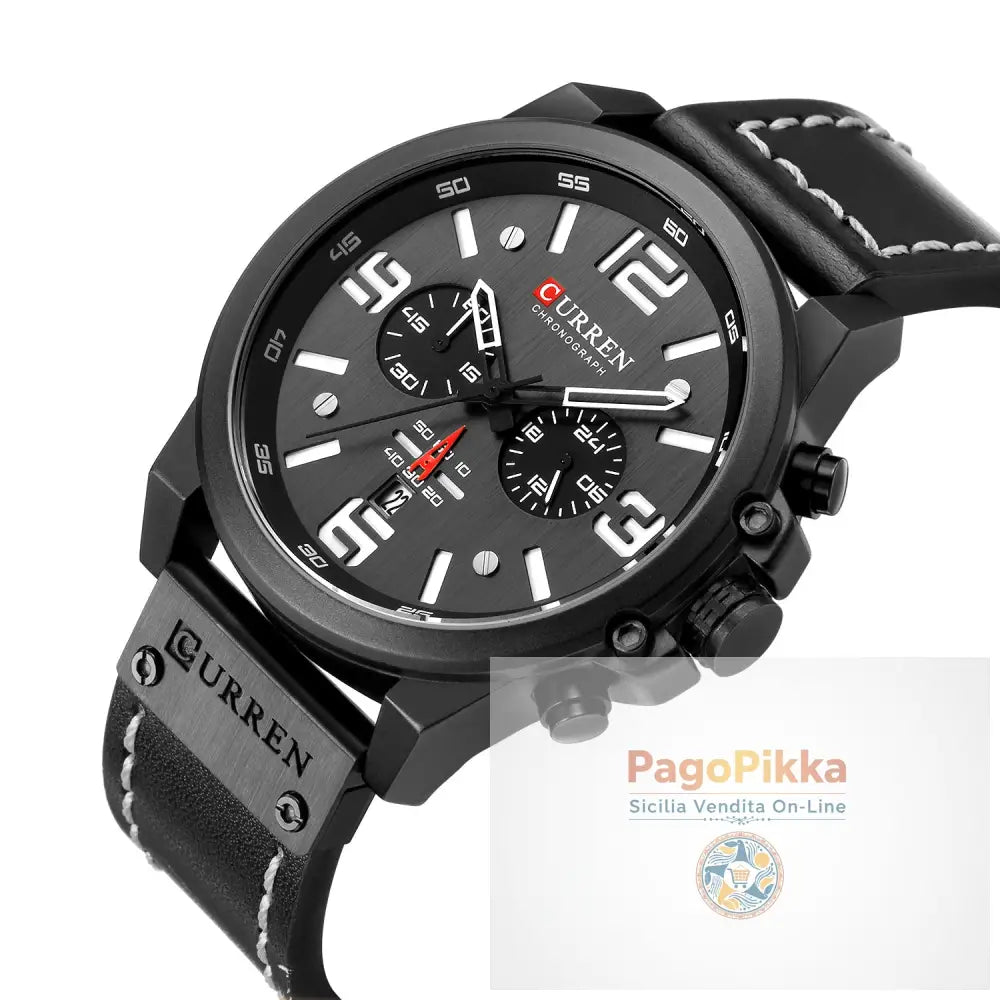 Men’s Watch Sports Six Pin Quartz Watch Calendar Men’s Watch Waterproof Belt Watch