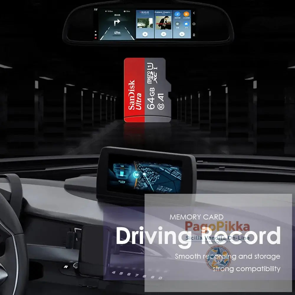 Micro SD Card 64GB Video Monitoring Traffic memory card 128GB 256GB Max 512GB 1TB smartphone DJI drone cardfor car