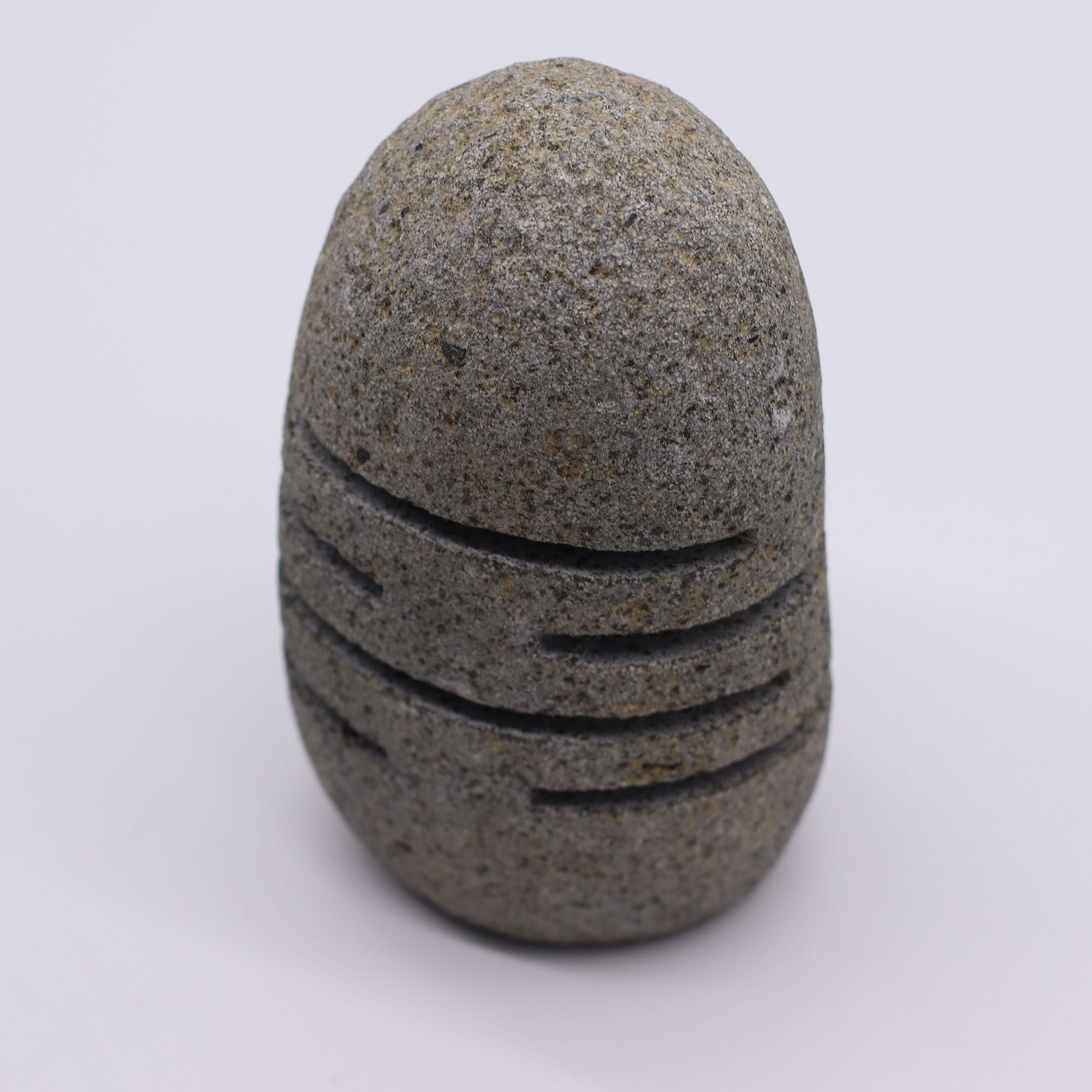 Natural Riverstone Candle Holder - Standing Stone Cut - Riverside Stone Candle Holders