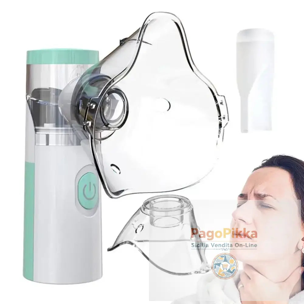 Nebulizzatore portatile da esterno silenzioso Mini kit di pronto soccorso Inalatore per asma portatile Atomizzatore