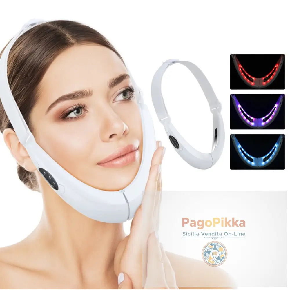New Micro Current Colorful Light Beauty Slimming Instrument Tool Intelligent Tuina Hot Apply Lifting V-shaped Slimming