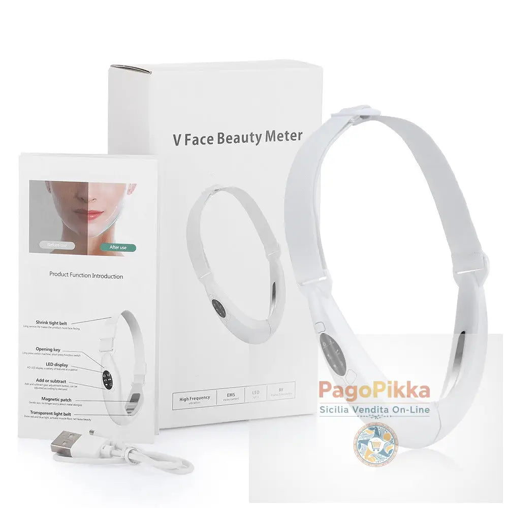 New Micro Current Colorful Light Beauty Slimming Instrument Tool Intelligent Tuina Hot Apply Lifting V-shaped Slimming