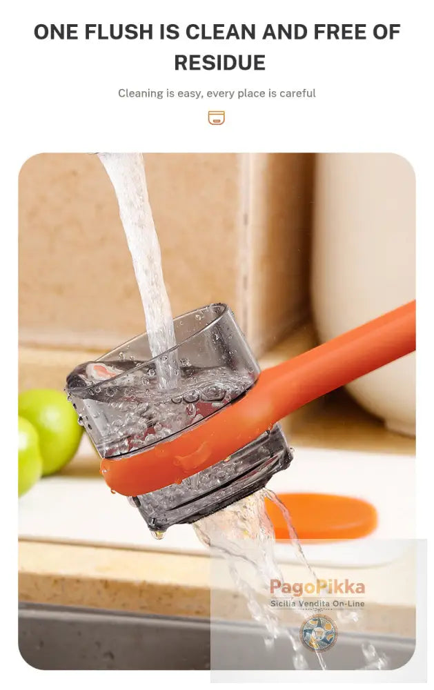 Pelatore multifunzionale per cucina con secchio Rastagrattofrutti Coltello per la sbuccia per frutta Sguamatizzatore