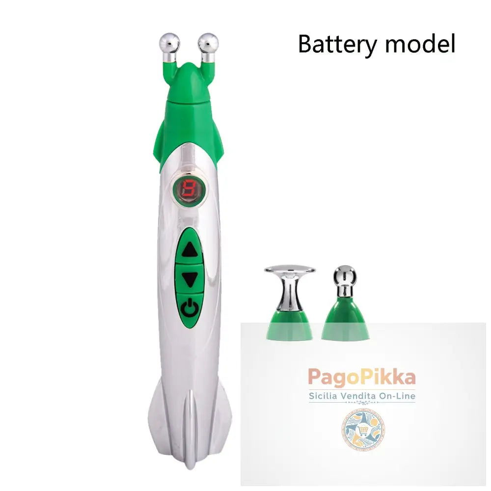 Penna da massaggio elettrica Meridian Massaggio circolazione muscolare Agopuntura Sollievo dal dolore Massaggiatore