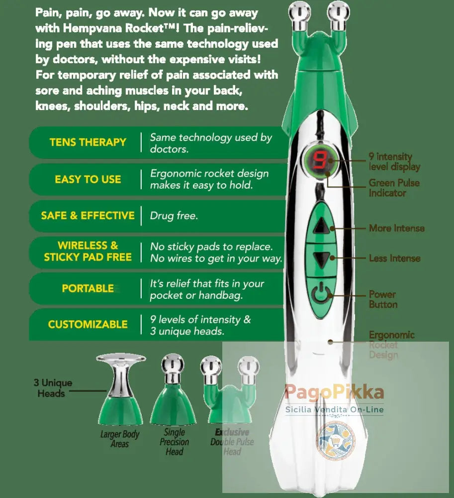 Penna da massaggio elettrica Meridian Massaggio circolazione muscolare Agopuntura Sollievo dal dolore Massaggiatore