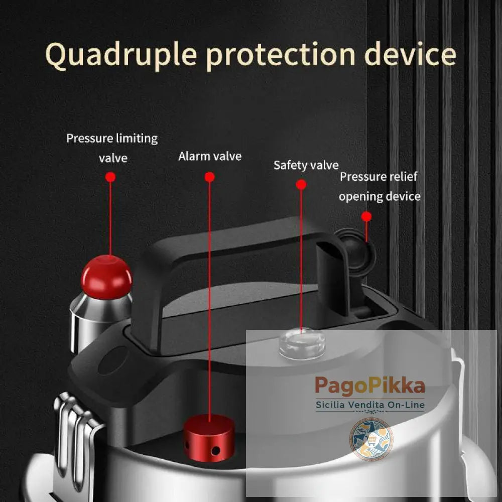 Pentola a pressione in acciaio inossidabile 304 Micropentola a pressione portatile da esterno cucina mini pentola