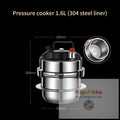 Pentola a pressione in acciaio inossidabile 304 Micropentola a pressione portatile da esterno cucina mini pentola