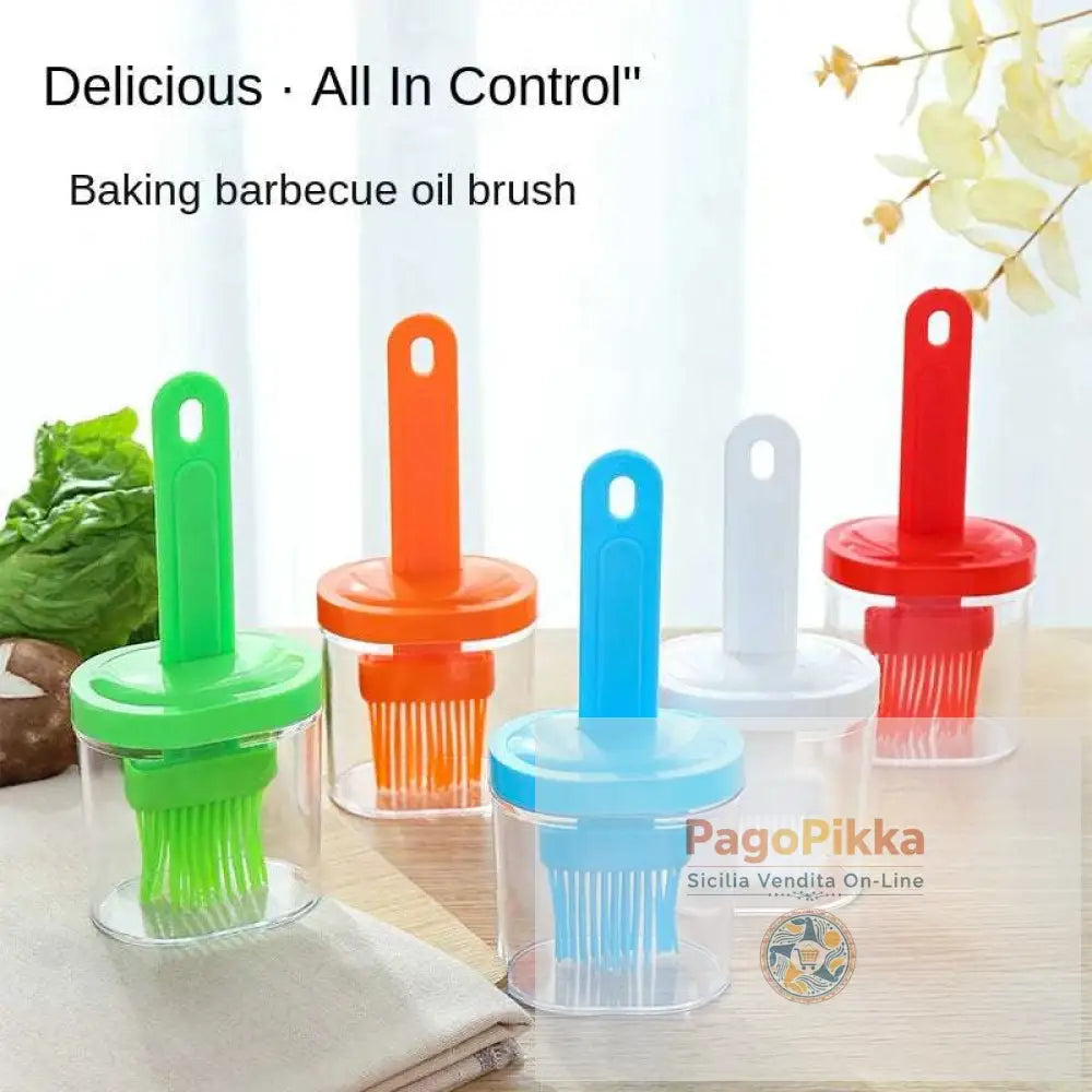 Pentole da cucina oliatore per barbecue con spazzola utensili da cucina utensili da cucina spazzola per olio