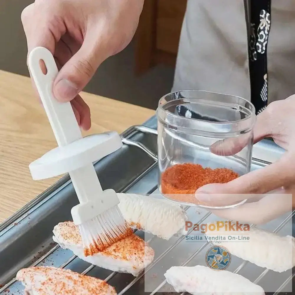 Pentole da cucina oliatore per barbecue con spazzola utensili da cucina utensili da cucina spazzola per olio