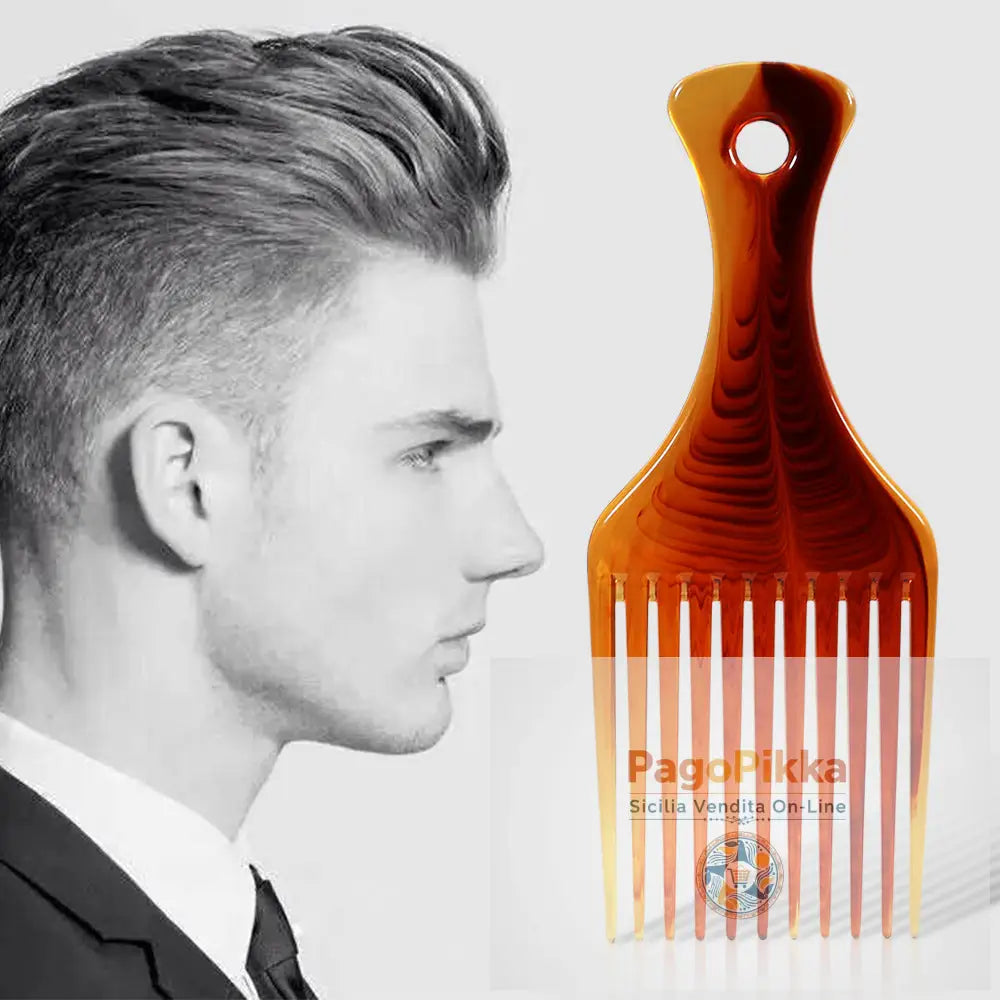 Pettine Testa Oliosa 2004 Pettine Plug-in Forma di schiena grande Pettine Coltello Grande Pettine Denti Grandi Pettine