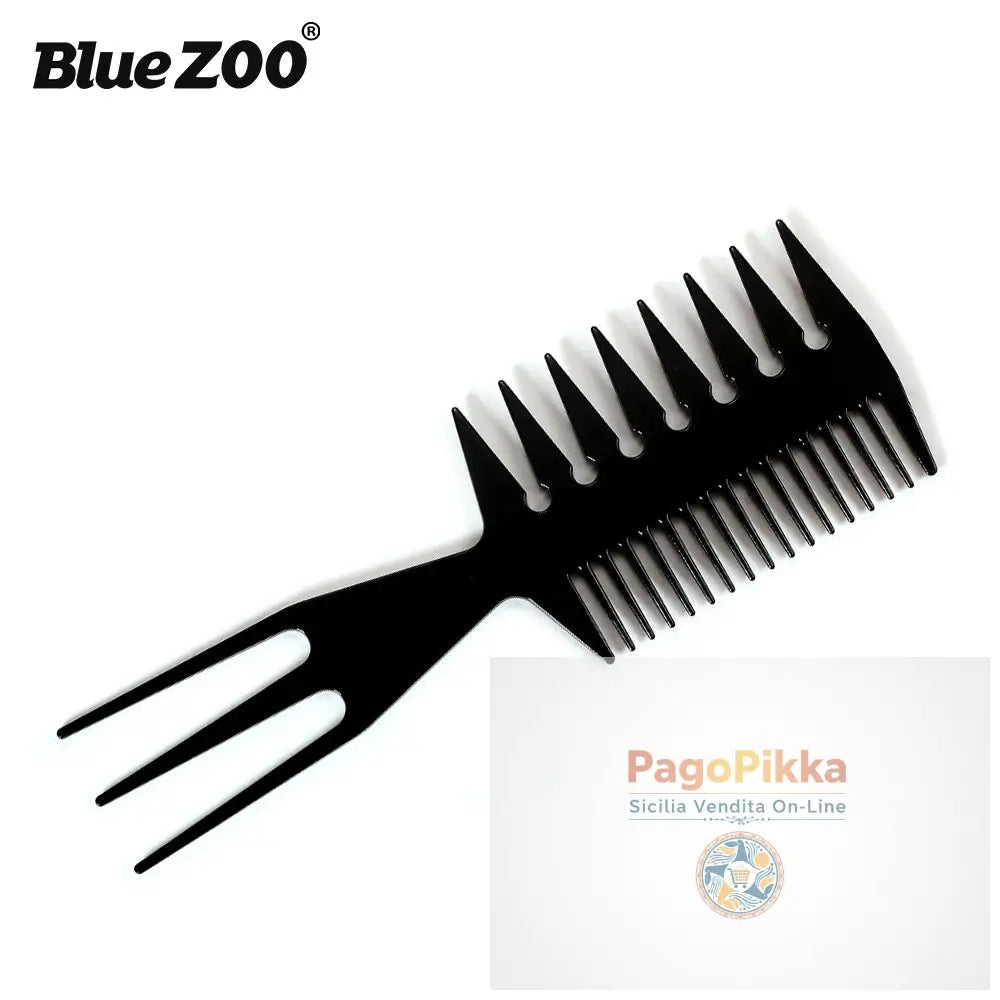 Pettine Testa Oliosa Insert per pesci Pettine a denti grossi pettine piatto forchetta inferiore piastra per capelli