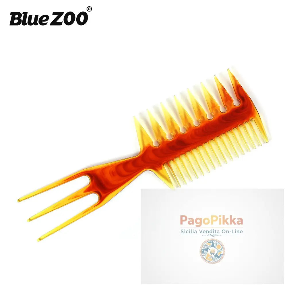 Pettine Testa Oliosa Insert per pesci Pettine a denti grossi pettine piatto forchetta inferiore piastra per capelli