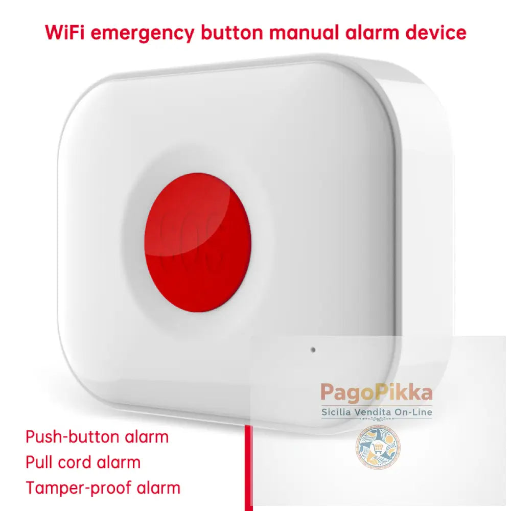 Platform WiFi Emergency Button for Elderly Care Homes One-Button SOS Alarm Rope-Type Senior Emergency Alert - SOS-WT03