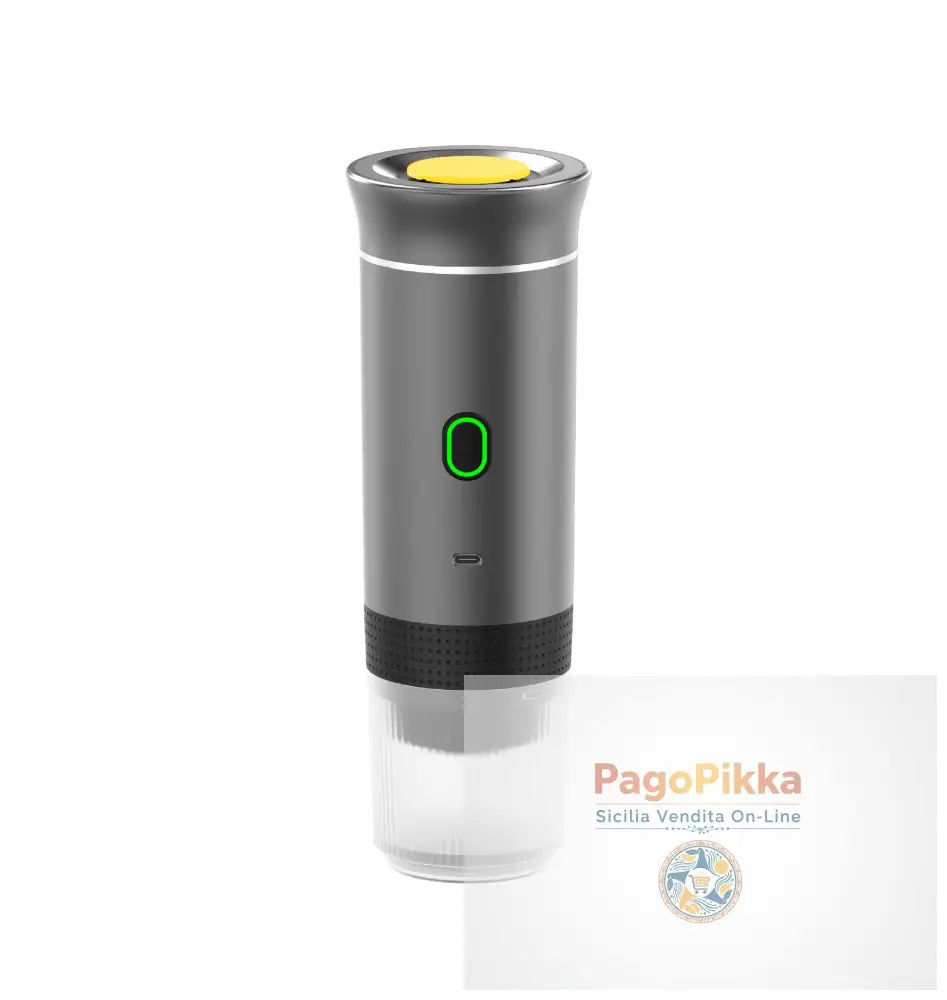 Portable capsule coffee machine small household coffee pot heated household electric espresso machine - gray