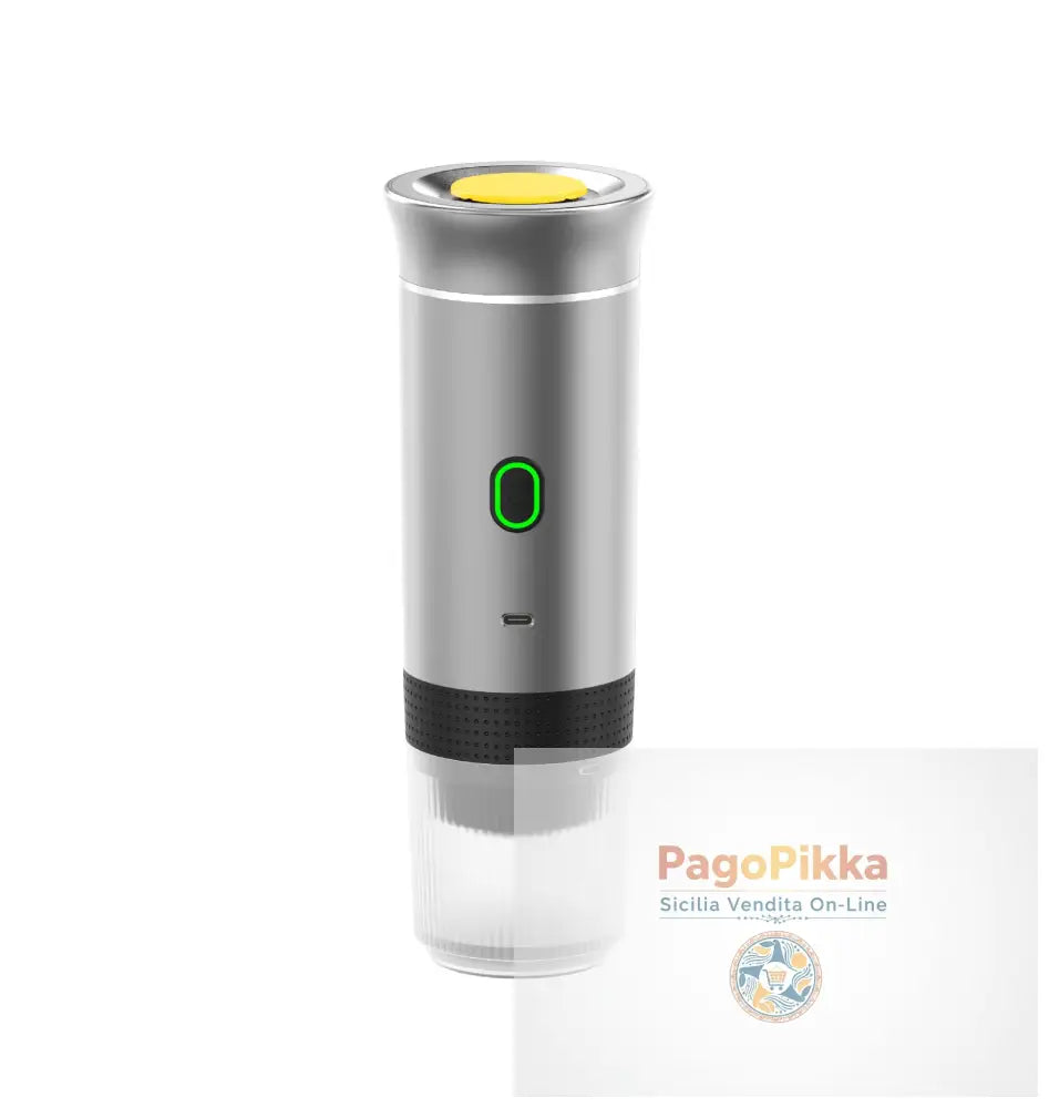 Portable capsule coffee machine small household coffee pot heated household electric espresso machine - silver