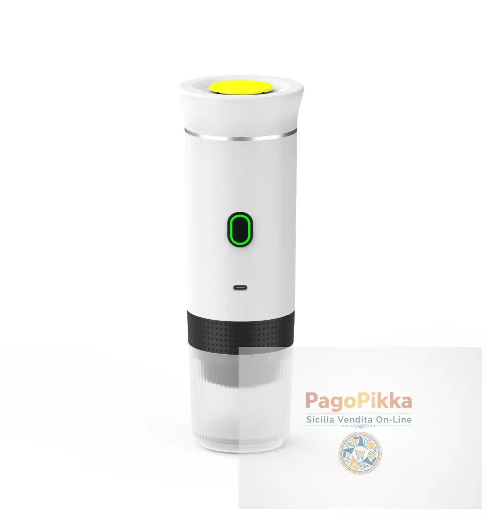 Portable capsule coffee machine small household coffee pot heated household electric espresso machine - white