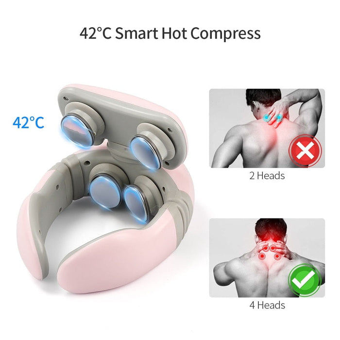 CerviPRO 2.0 Massaggiatore Cervicale 4D Smart con Calore e Sollievo dal Dolore Cervicale — Golden Shop