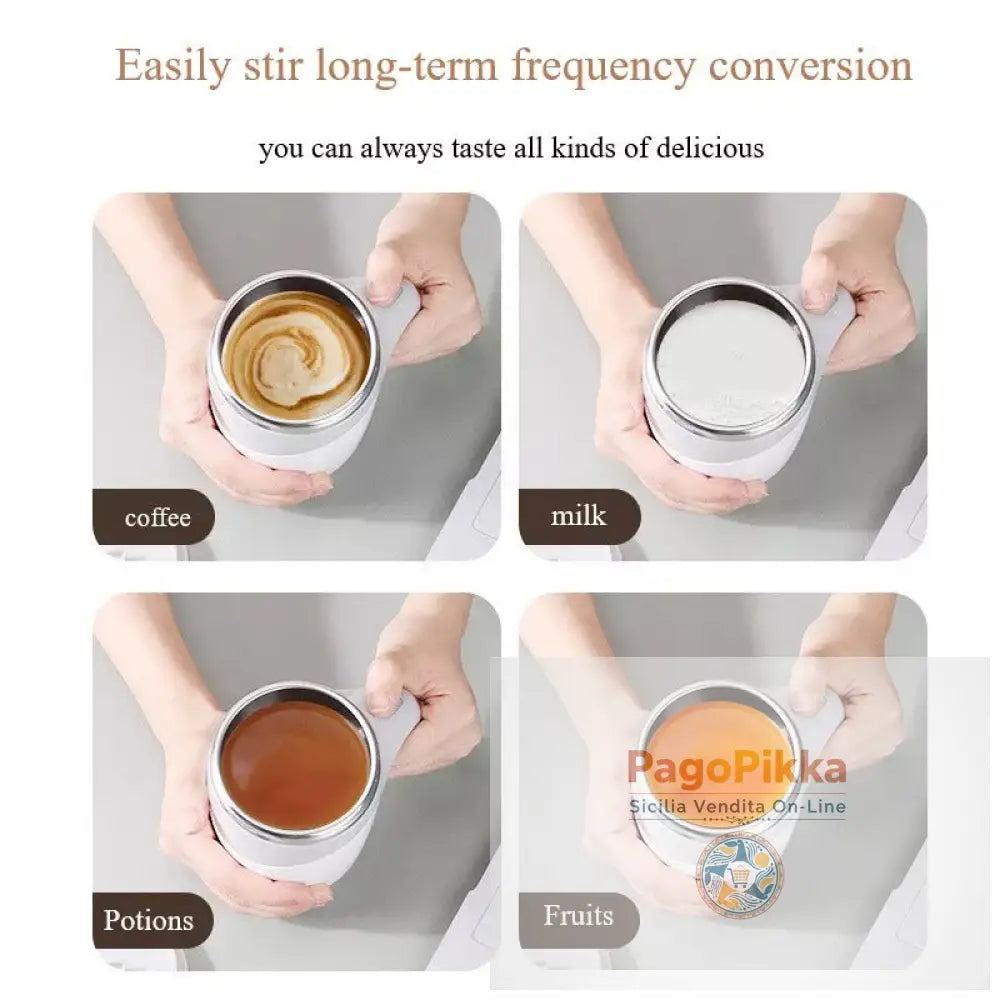 Rechargeable Model Automatic Stirring Cup Coffee Cup High Value Electric Stirring Cup Lazy Milkshake Rotating Magnetic