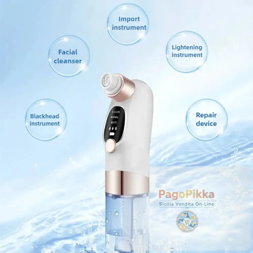 Rimuove punti neri Aspirapolvere per pori Elettrico Brufoli Acne Rimozione Punti Neri Rimozione Acqua ricaricabile USB