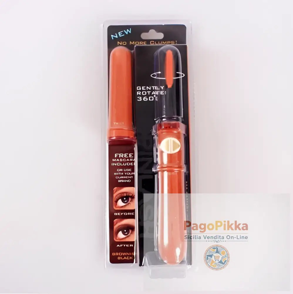 gently 360 Rotating Eyelash Curler Roller Wand Brush spin lash line coat curl lashes brush rotary