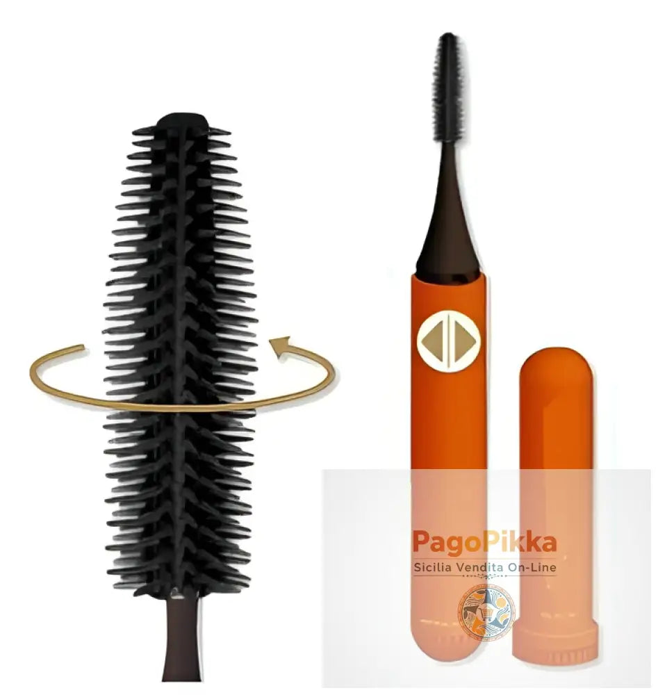 gently 360 Rotating Eyelash Curler Roller Wand Brush spin lash line coat curl lashes brush rotary