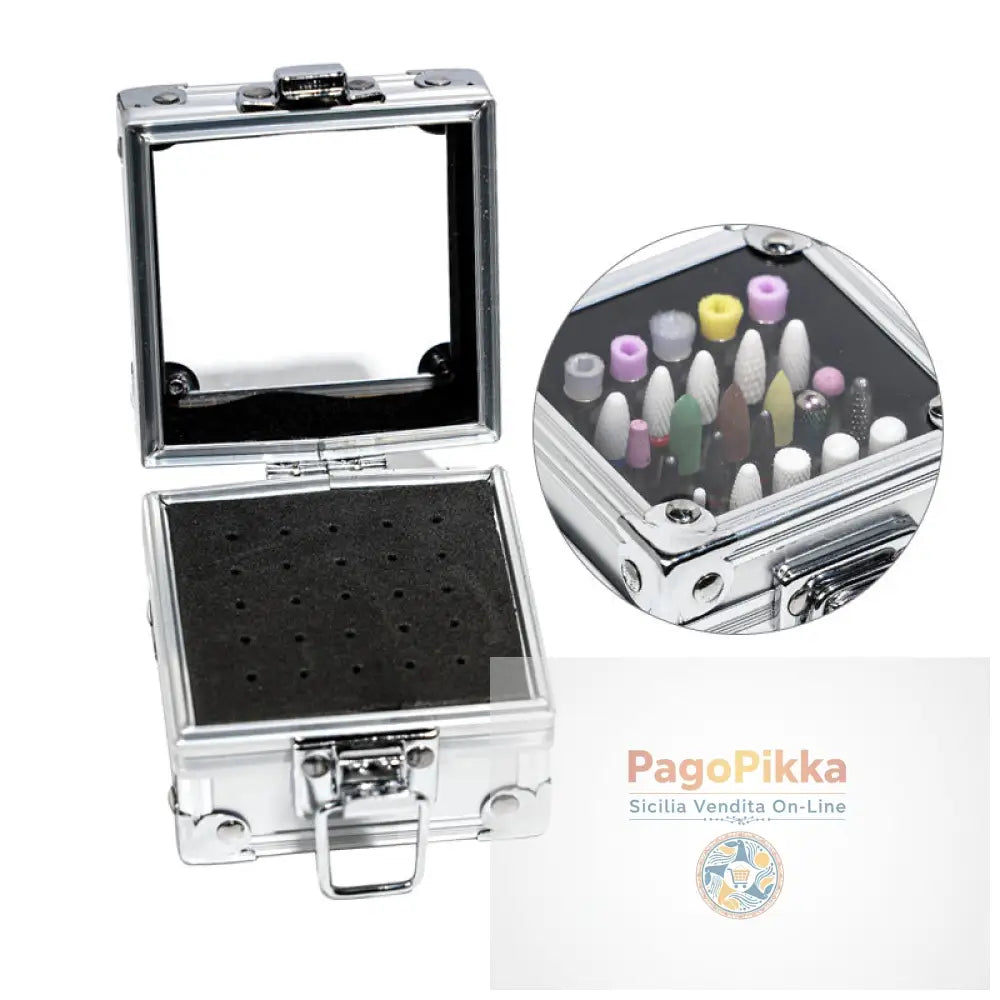 Scatola porta punte per manicure Scatola portaoggetti per manicure Porta punte per manicure Utensili per manicure