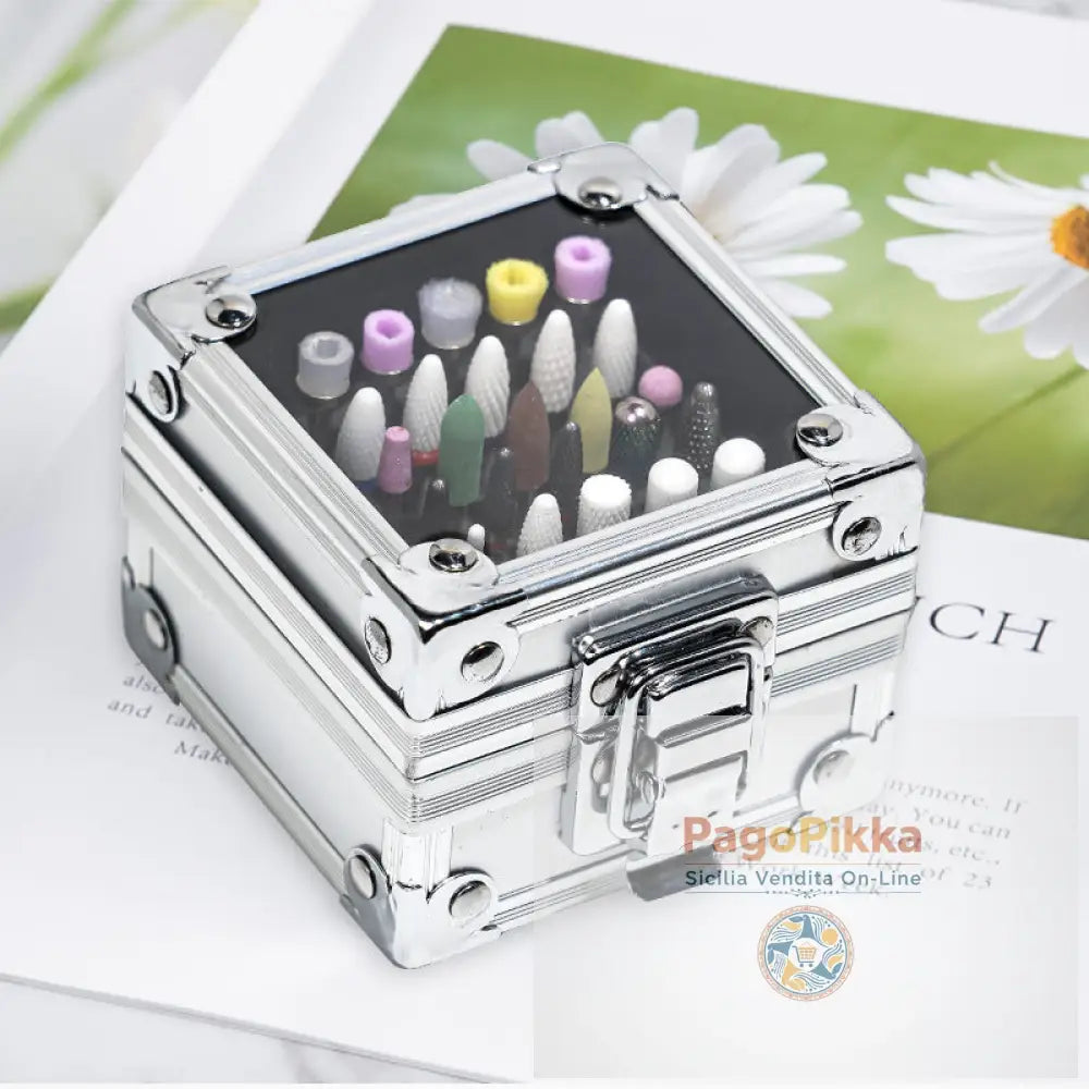 Scatola porta punte per manicure Scatola portaoggetti per manicure Porta punte per manicure Utensili per manicure