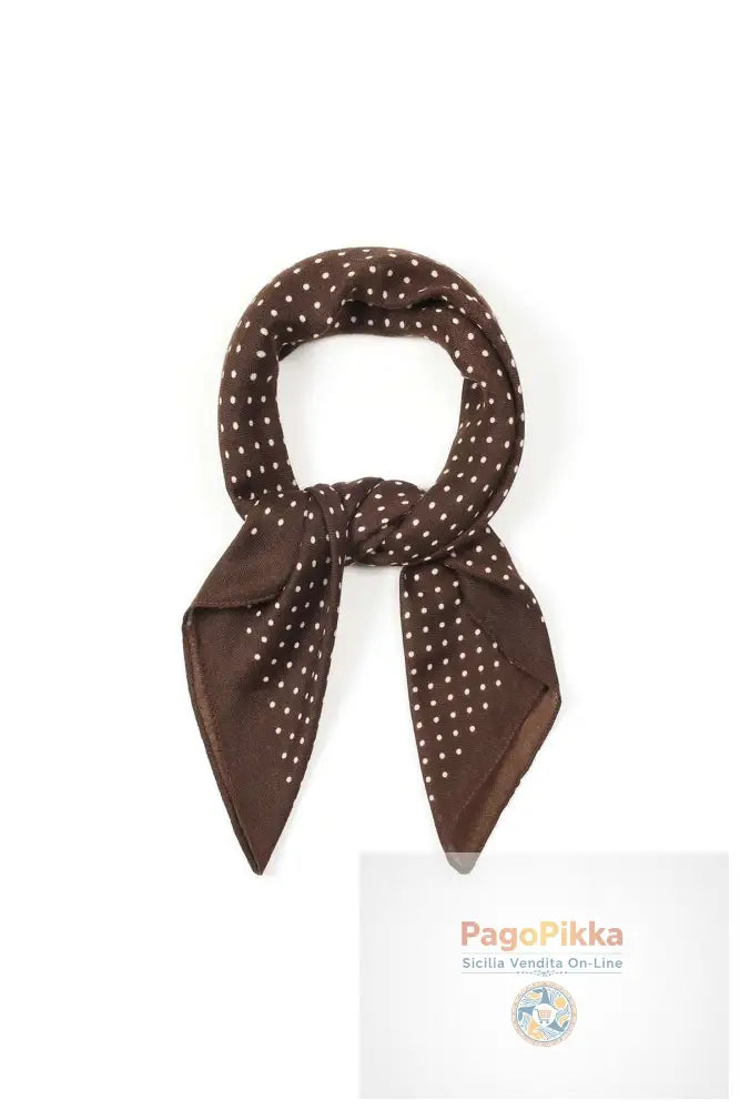 Sciarpe invernali a pois, casual, in poliestere, accessori quotidiani